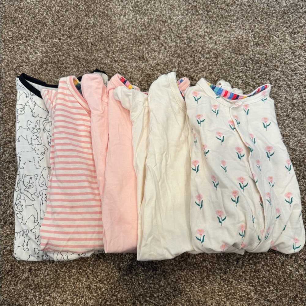 Magnetic Me Kids Pajama Set - Pink, White, and Cream